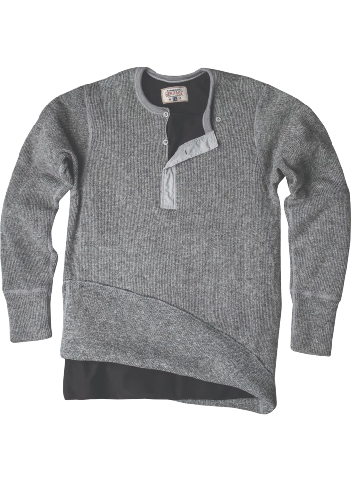 Stanfields Stanfield's 1315L Fleece Lined Heavy Weight Wool Long Sleeve | Grey | Sizes S - 2XL Work Wear 4 Stanfields Stanfield's 1315L Fleece Lined Heavy Weight Wool Long Sleeve | Grey | Sizes S - 2XL Work Wear