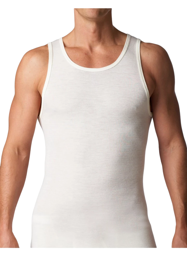 Stanfields Stanfield's 4310 Superwash Wool A-Shirt | White | Sizes S - XL | Pack Of 2 Pairs 3 Stanfields Stanfield's 4310 Superwash Wool A-Shirt | White | Sizes S - XL | Pack Of 2 Pairs