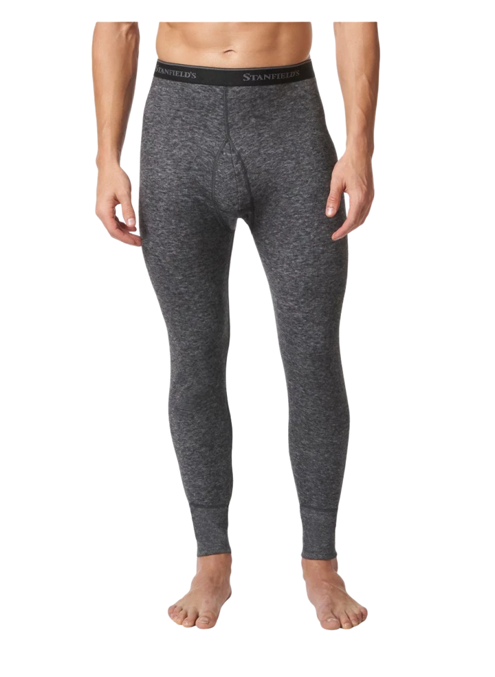 Stanfields Stanfield's 8812 Two-Layer Wool Blend Long Johns | Charcoal | Sizes S - 3XL | Pack Of 2 Pairs Work Wear 3 Stanfields Stanfield's 8812 Two-Layer Wool Blend Long Johns | Charcoal | Sizes S - 3XL | Pack Of 2 Pairs Work Wear