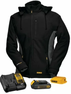 DeWalt Workwear DEWALT® Women's Heated Soft Shell Coat Kitted With Battery | Sizes XS - 2XL