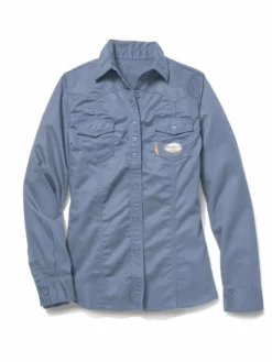 Rasco FR Women’s Work Shirt With Snaps | S - 3XL Flame Resistant Work Wear