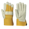 Pioneer 531 Premium Rubberized Cuff One-Piece Palm Cowgrain Gloves (Outside Elastic) | Pack Of 12 Pairs Work Gloves 2 Pioneer 531 Premium Rubberized Cuff One-Piece Palm Cowgrain Gloves (Outside Elastic) | Pack Of 12 Pairs Work Gloves