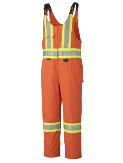 Pioneer Hi Vis Poly/Cotton Safety Overalls W/ Leg Zipper | Sizes 36 - 60 Hi-Vis Work Wear