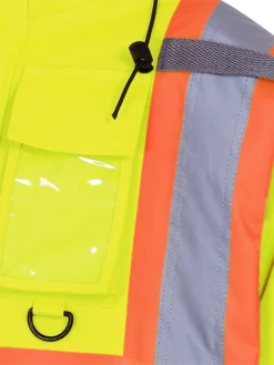 Pioneer Hi-Vis Waterproof Quilted Safety Bomber | S-5XL