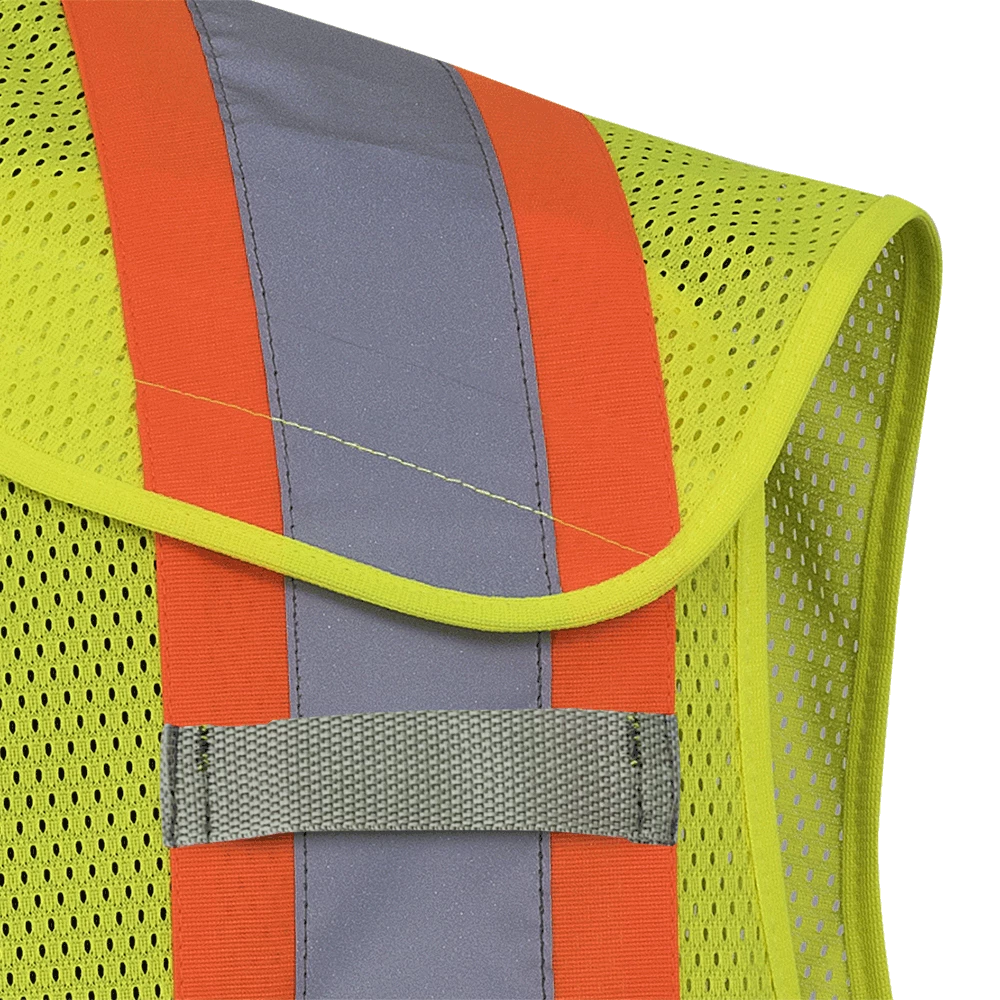 Pioneer Hi Viz Drop Shoulder Safety Vest With Snaps - Poly Mesh | Sizes Small - 5XL 9 Pioneer Hi Viz Drop Shoulder Safety Vest With Snaps - Poly Mesh | Sizes Small - 5XL