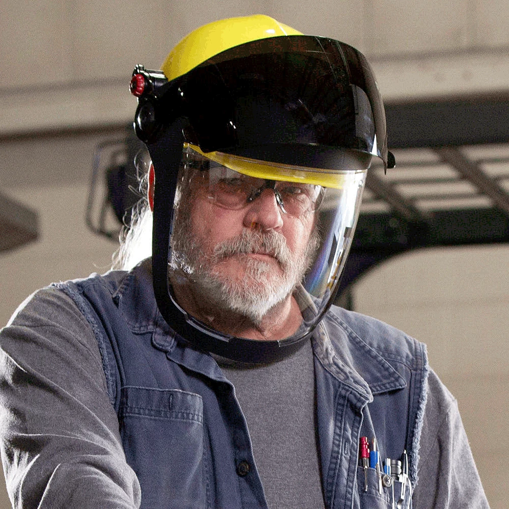 Jackson Safety Jackson Quad™ 500 Supreme Multi-Purpose Face Shield Kit With 370 Speed Dial™ Ratchet System - Clear Anti-Fog Window With Flip-Up IR Visor 6 Jackson Safety Jackson Quad™ 500 Supreme Multi-Purpose Face Shield Kit With 370 Speed Dial™ Ratchet System - Clear Anti-Fog Window With Flip-Up IR Visor