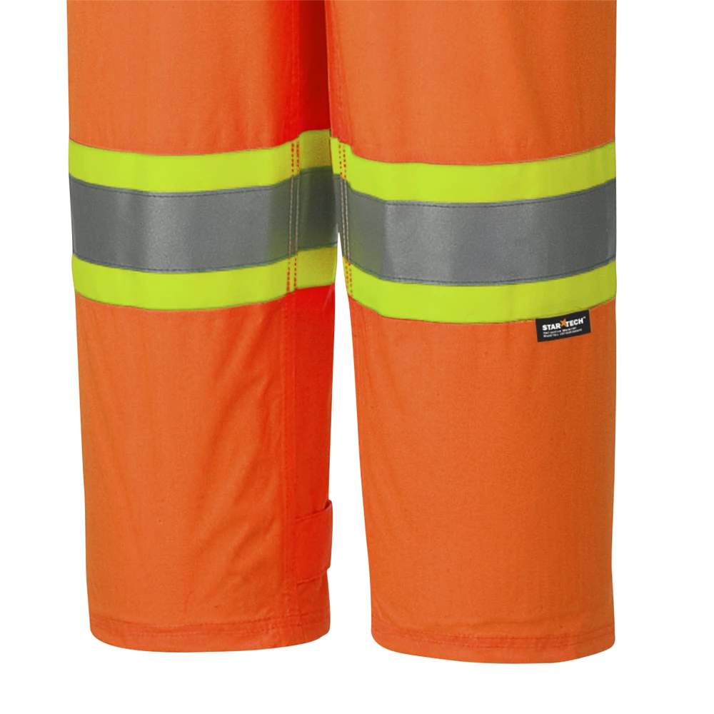 Hi-Vis Work Wear Pioneer 150D Waterproof Hi Vis Safety Bib Pants | XS-5XL 5 Hi-Vis Work Wear Pioneer 150D Waterproof Hi Vis Safety Bib Pants | XS-5XL