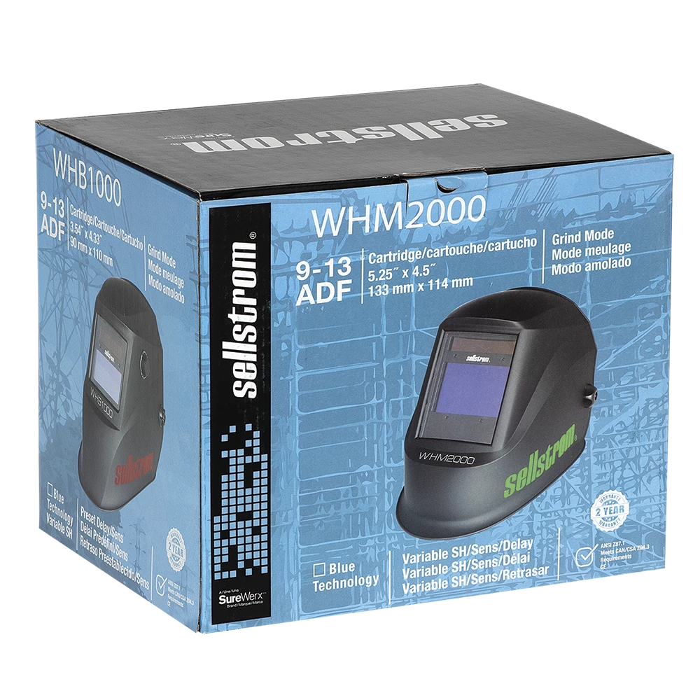 Sellstrom Advantage Plus Series Welding Helmet With Large ADF 6 Sellstrom Advantage Plus Series Welding Helmet With Large ADF