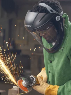 Jackson Safety Jackson Maxview™ Series 370 Speed Dial™ Premium Ratcheting Adjustment Faceshield Kit - Clear Anti-Fog Visor