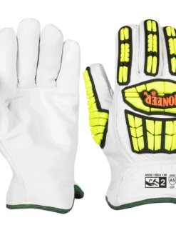 Pioneer Cut And Impact-Resistant Goatskin Driver's-Style Gloves (Cut Level A5) Work Gloves