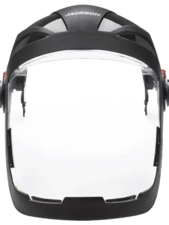 Jackson Safety Personal Protective Equipment Jackson Quad 500® Series Hard Hat Mountable Complete Faceshield With 370 Speed Dial™ Ratchet Adjustment - Clear