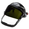 Jackson Safety Personal Protective Equipment Jackson Quad 500® Series Hard Hat Mountable Complete Faceshield With 370 Speed Dial™ Ratchet Adjustment - Clear With Flip-Up Shade 8 Window