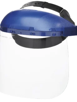 Sellstrom Single Crown Face Shield With Window And Ratcheting Headgear - Uncoated