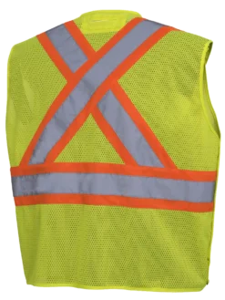 Pioneer Hi Viz Drop Shoulder Safety Vest With Snaps - Poly Mesh | Sizes Small - 5XL 15 Pioneer Hi Viz Drop Shoulder Safety Vest With Snaps - Poly Mesh | Sizes Small - 5XL