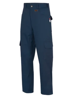 Flame Resistant Work Wear Pioneer FR-TECH® FR/ARC Rated 7 Oz Safety Cargo Pants - 88/12 Ctn/Nylon | Navy