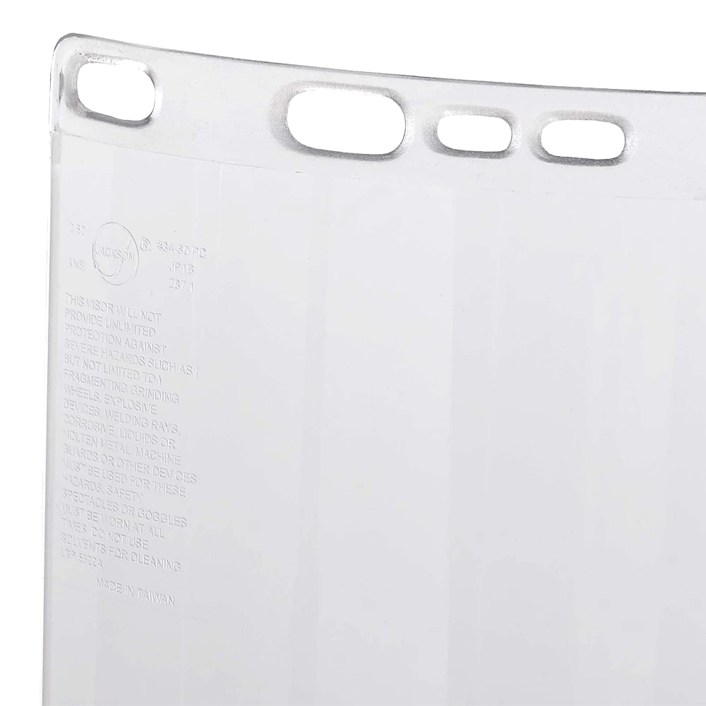 Jackson Safety Personal Protective Equipment Jackson F20 Moulded Polycarbonate Faceshield (8" X 15.5") 4 Jackson Safety Personal Protective Equipment Jackson F20 Moulded Polycarbonate Faceshield (8" X 15.5")