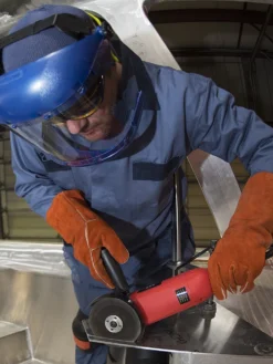 Personal Protective Equipment Sellstrom 380 Series Dual Crown Ratchet Adjustment Faceshield Kit - Clear Visor