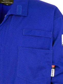 Flame Resistant Work Wear Pioneer FR-TECH® 88/12 7oz Coverall | Royal Blue | Sizes 36 - 60