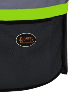 Hi-Vis Work Wear Pioneer Hi Viz Safety Tear-Away Poly Mesh Vest - One Size Fits Most