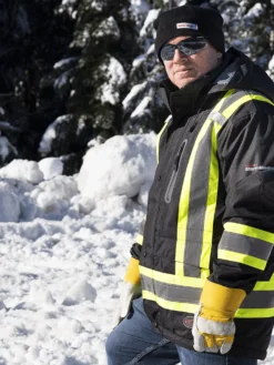 Pioneer NANO StormMaster® Heated Insulated Safety Jacket | S-4XL Hi-Vis Work Wear