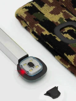 Work Hats Pioneer Knit Toque With LED Headlight