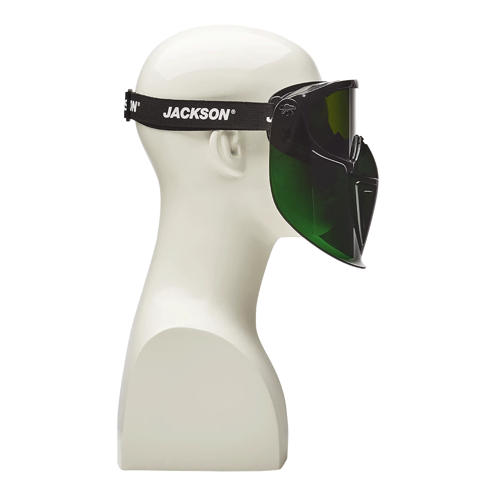 Jackson Safety Jackson GPL550 Series Premium Safety Goggle With Detachable Flip-Up/Flip-Down Face Shield - Shade 5 IR 8 Jackson Safety Jackson GPL550 Series Premium Safety Goggle With Detachable Flip-Up/Flip-Down Face Shield - Shade 5 IR