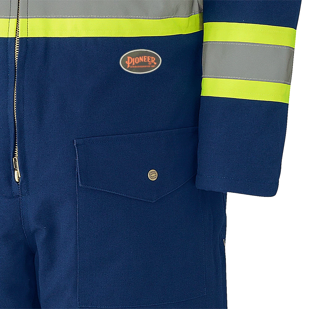 Pioneer Insulated Hi Vis Cotton Duck Coveralls | XS-4XL 7 Pioneer Insulated Hi Vis Cotton Duck Coveralls | XS-4XL