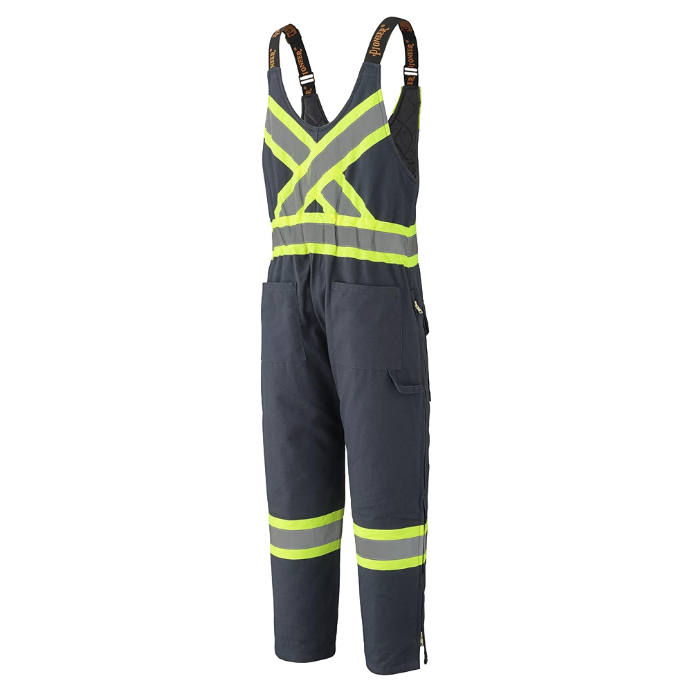 Pioneer Insulated Hi Vis Quilted Cotton Duck Bib Overall | S-4XL Hi-Vis Work Wear 4 Pioneer Insulated Hi Vis Quilted Cotton Duck Bib Overall | S-4XL Hi-Vis Work Wear