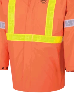 Flame Resistant Work Wear Ranpro Element Flame Resistant 3 Piece Safety Rainsuit | Hi Vis Orange | S To 4XL