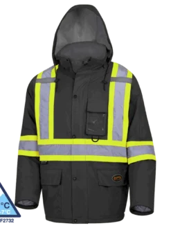 Pioneer Hi-Vis Waterproof Quilted Safety Parka | S-5XL 28 Pioneer Hi-Vis Waterproof Quilted Safety Parka | S-5XL