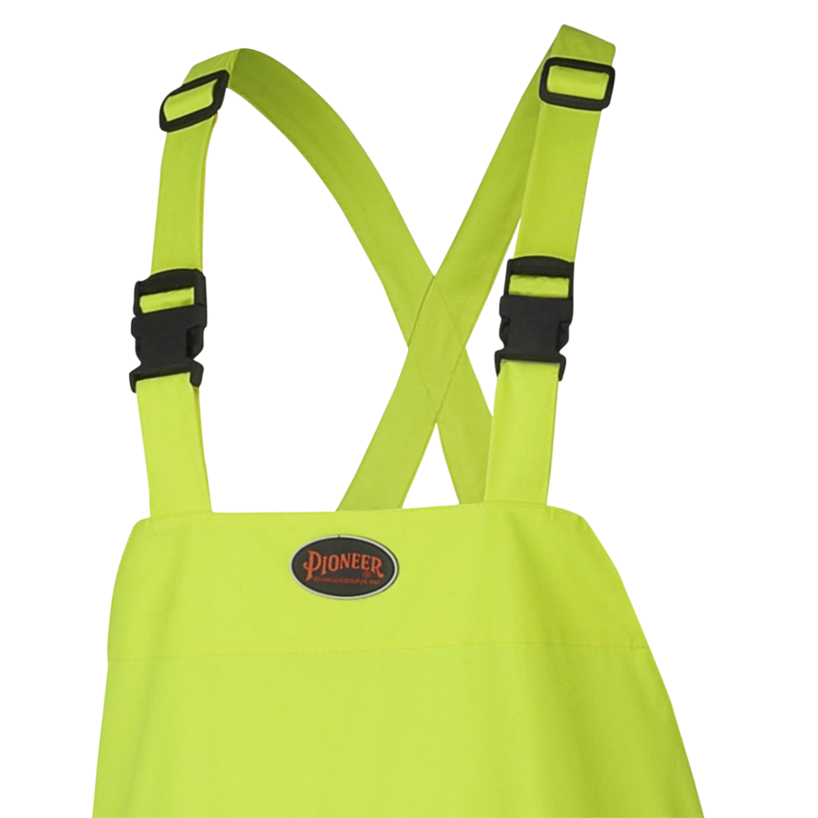 Hi-Vis Work Wear Pioneer 150D Waterproof Hi Vis Safety Bib Pants | XS-5XL 8 Hi-Vis Work Wear Pioneer 150D Waterproof Hi Vis Safety Bib Pants | XS-5XL