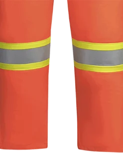 Flame Resistant Work Wear Pioneer Hi Vis FR PU/Cotton Rain Bib Pants | XS-4XL