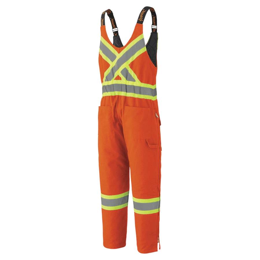 Pioneer Insulated Hi Vis Quilted Cotton Duck Bib Overall | S-4XL Hi-Vis Work Wear 10 Pioneer Insulated Hi Vis Quilted Cotton Duck Bib Overall | S-4XL Hi-Vis Work Wear