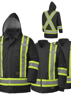Pioneer Hi-Vis 6-In-1 Winter Work Parka | XS-5XL Hi-Vis Work Wear