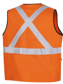 Pioneer Hi Viz 100% Cotton Safety Vest | Sizes Small - 5XL 15 Pioneer Hi Viz 100% Cotton Safety Vest | Sizes Small - 5XL