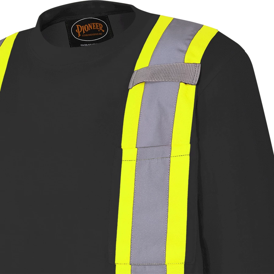 Pioneer Premium 100% Cotton Safety Long Sleeve With Armbands | Sizes S - 4XL 13 Pioneer Premium 100% Cotton Safety Long Sleeve With Armbands | Sizes S - 4XL