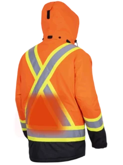 Pioneer NANO StormMaster® Heated Insulated Safety Jacket | S-4XL Hi-Vis Work Wear