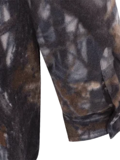 Pioneer Quilted Polar Boa Fleece Lined Zip-Up Hooded Shirt | S - 4XL