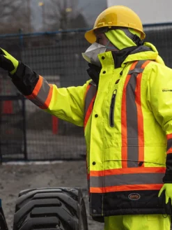 Pioneer NANO StormMaster® Heated Insulated Safety Jacket | S-4XL Hi-Vis Work Wear