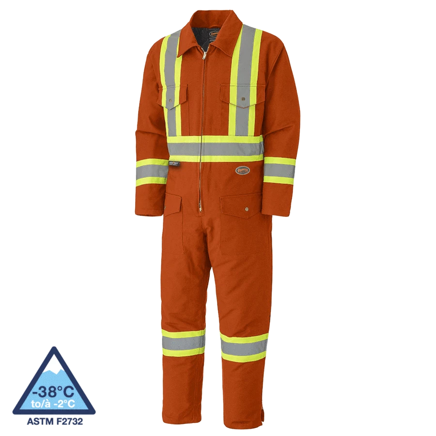 Pioneer Insulated Hi Vis Cotton Duck Coveralls | XS-4XL 12 Pioneer Insulated Hi Vis Cotton Duck Coveralls | XS-4XL