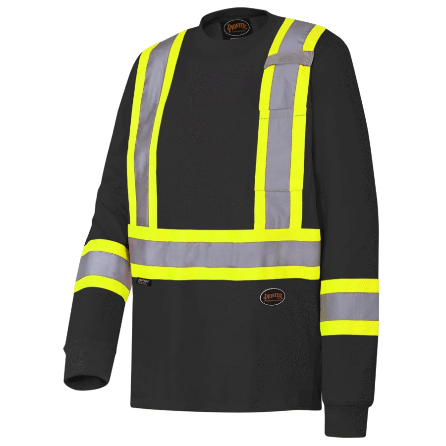 Pioneer Premium 100% Cotton Safety Long Sleeve With Armbands | Sizes S - 4XL 11 Pioneer Premium 100% Cotton Safety Long Sleeve With Armbands | Sizes S - 4XL