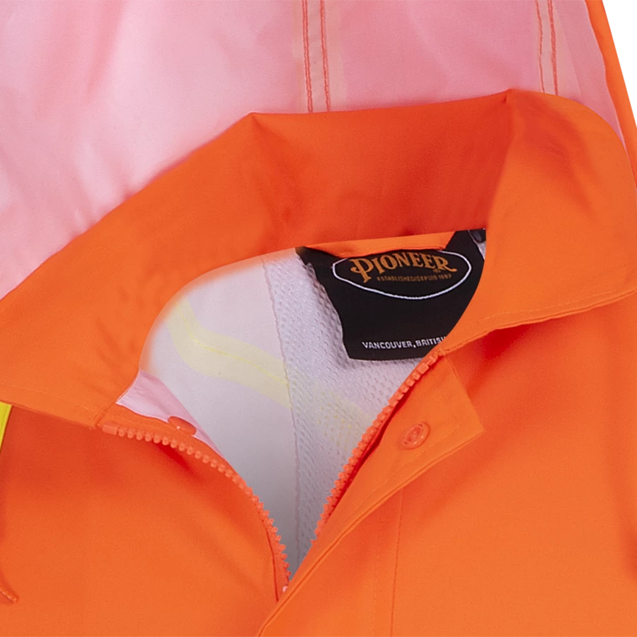 Hi-Vis Work Wear Pioneer The Rock 300D Oxford Polyester Waterproof Safety Long Coat | S-5XL 12 Hi-Vis Work Wear Pioneer The Rock 300D Oxford Polyester Waterproof Safety Long Coat | S-5XL