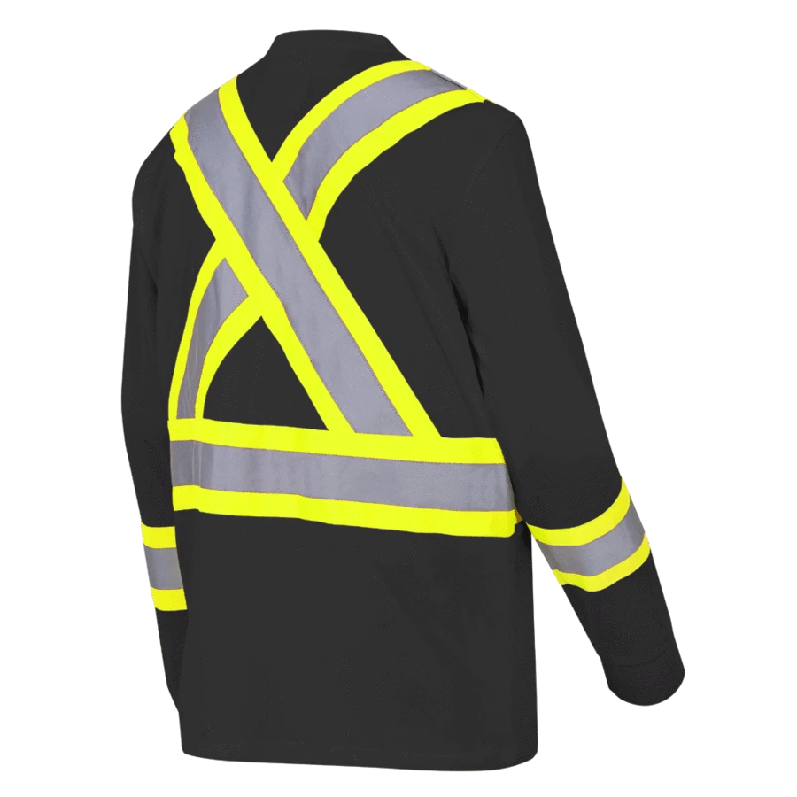 Pioneer Premium 100% Cotton Safety Long Sleeve With Armbands | Sizes S - 4XL 12 Pioneer Premium 100% Cotton Safety Long Sleeve With Armbands | Sizes S - 4XL