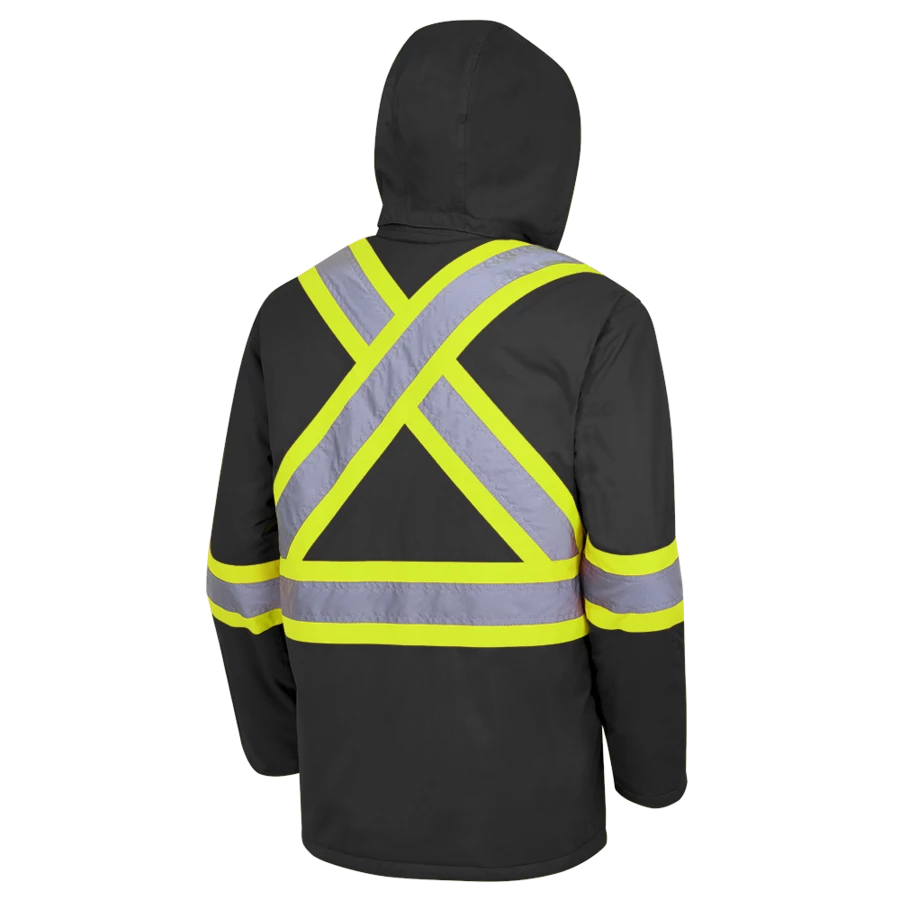 Pioneer Hi-Vis Waterproof Quilted Safety Parka | S-5XL 14 Pioneer Hi-Vis Waterproof Quilted Safety Parka | S-5XL