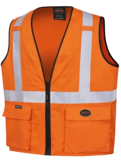 Pioneer Hi Viz 100% Cotton Safety Vest | Sizes Small - 5XL 14 Pioneer Hi Viz 100% Cotton Safety Vest | Sizes Small - 5XL
