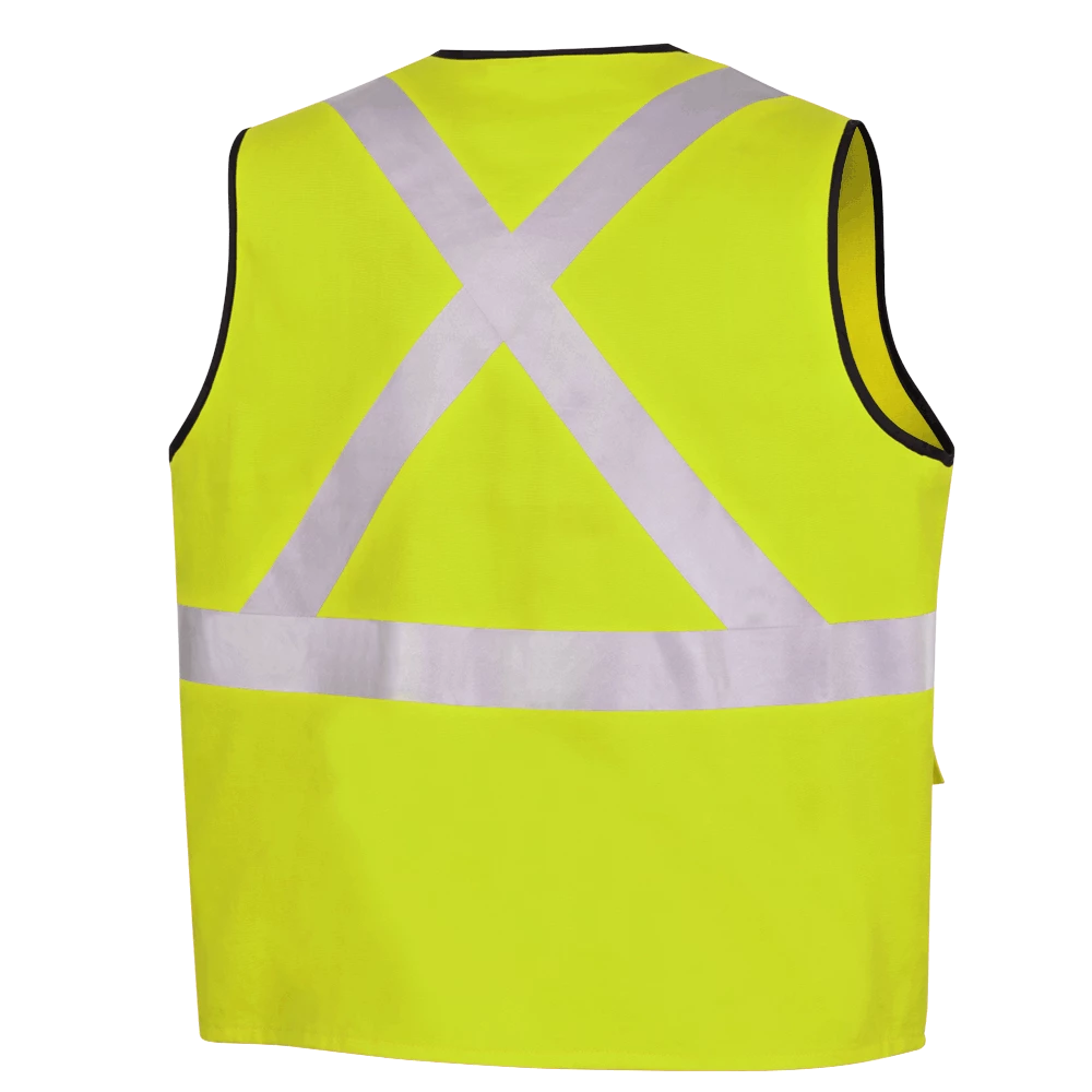 Pioneer Hi Viz 100% Cotton Safety Vest | Sizes Small - 5XL 4 Pioneer Hi Viz 100% Cotton Safety Vest | Sizes Small - 5XL
