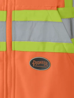 Pioneer Zipper Front Micro-Fleece Hi Vis Hoodie | XS-5XL Hi-Vis Work Wear