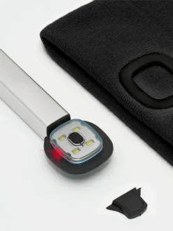 Work Hats Pioneer Knit Toque With LED Headlight