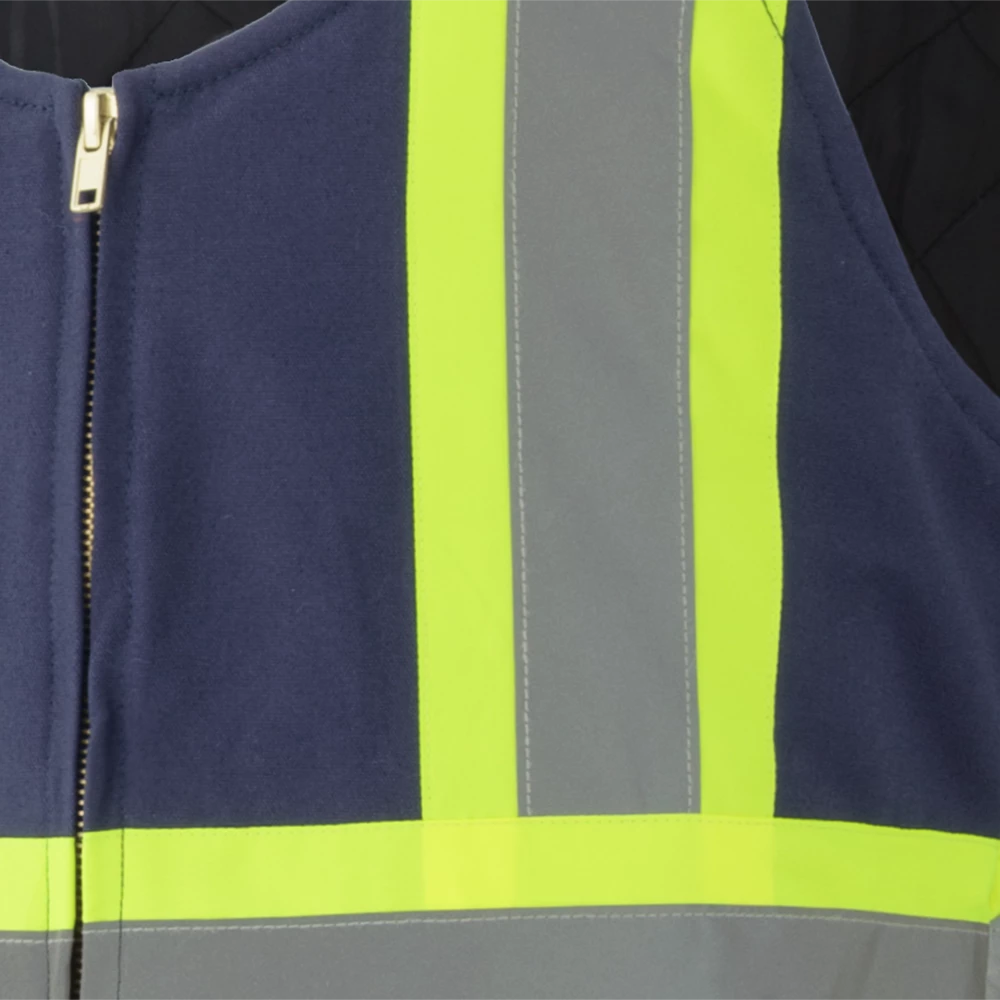 Pioneer Insulated Hi Vis Quilted Cotton Duck Bib Overall | S-4XL Hi-Vis Work Wear 6 Pioneer Insulated Hi Vis Quilted Cotton Duck Bib Overall | S-4XL Hi-Vis Work Wear