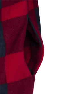 Pioneer Quilted Polar Boa Fleece Lined Zip-Up Hooded Shirt | S - 4XL